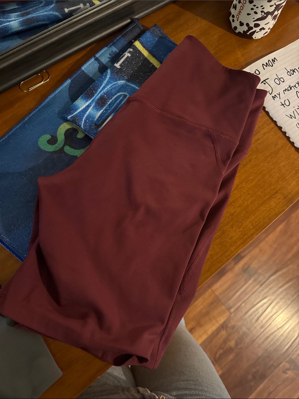 girlfriend collective Wine Maroon Women’s Bike Shorts